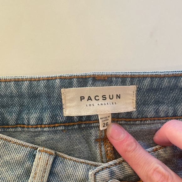 Pacsun Blue Jean mini Skirt - Size 26 - Picture 3 of 3